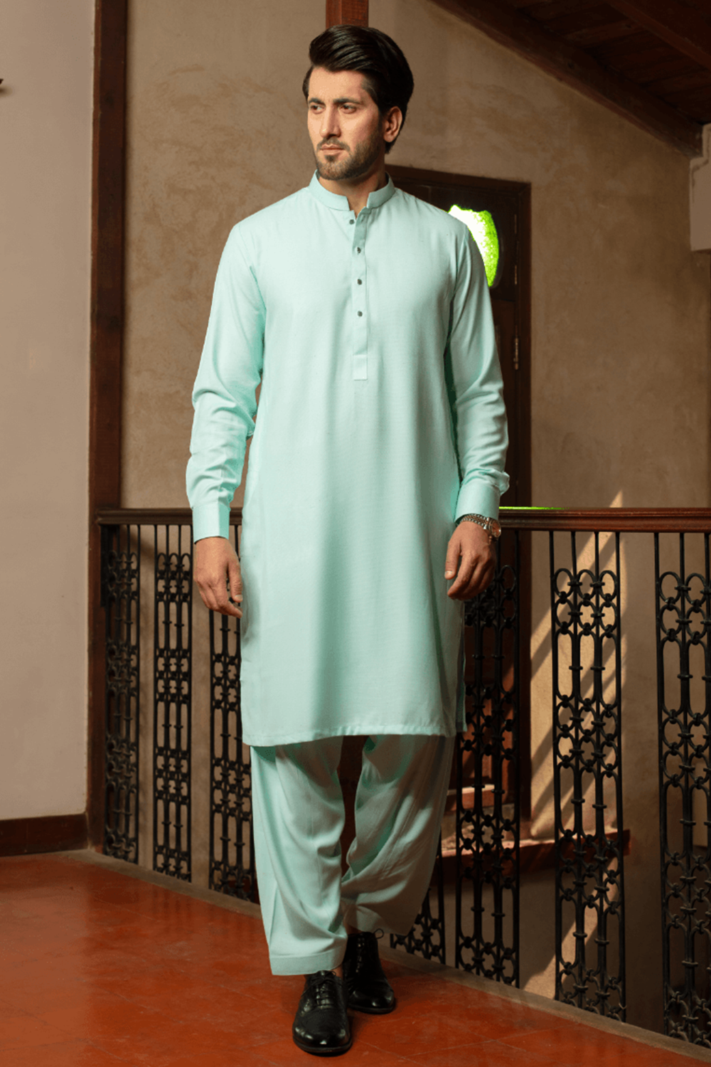 Premium Summer Unstitched Sea Green