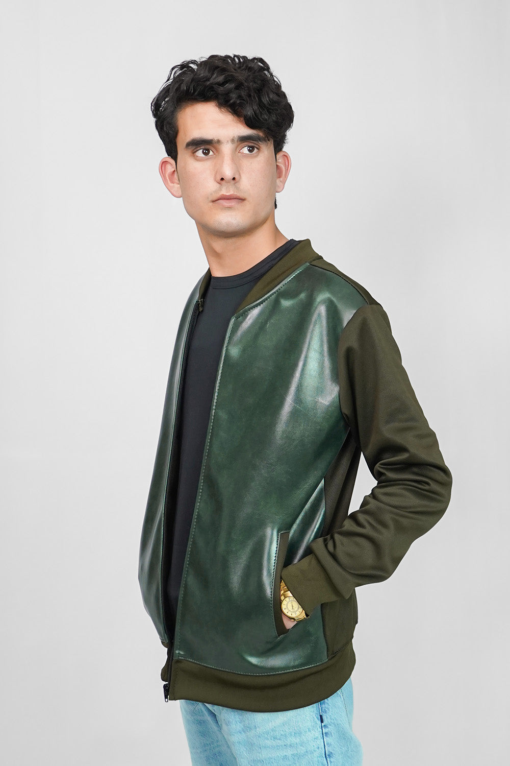 Leather Jack - Green