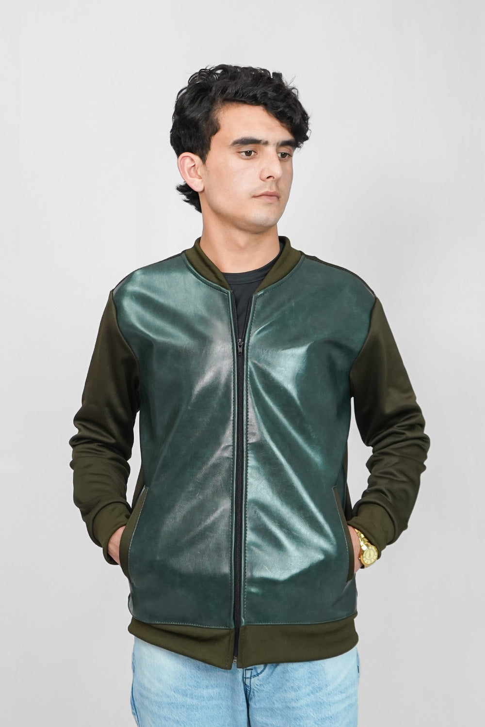 Leather Jack - Green