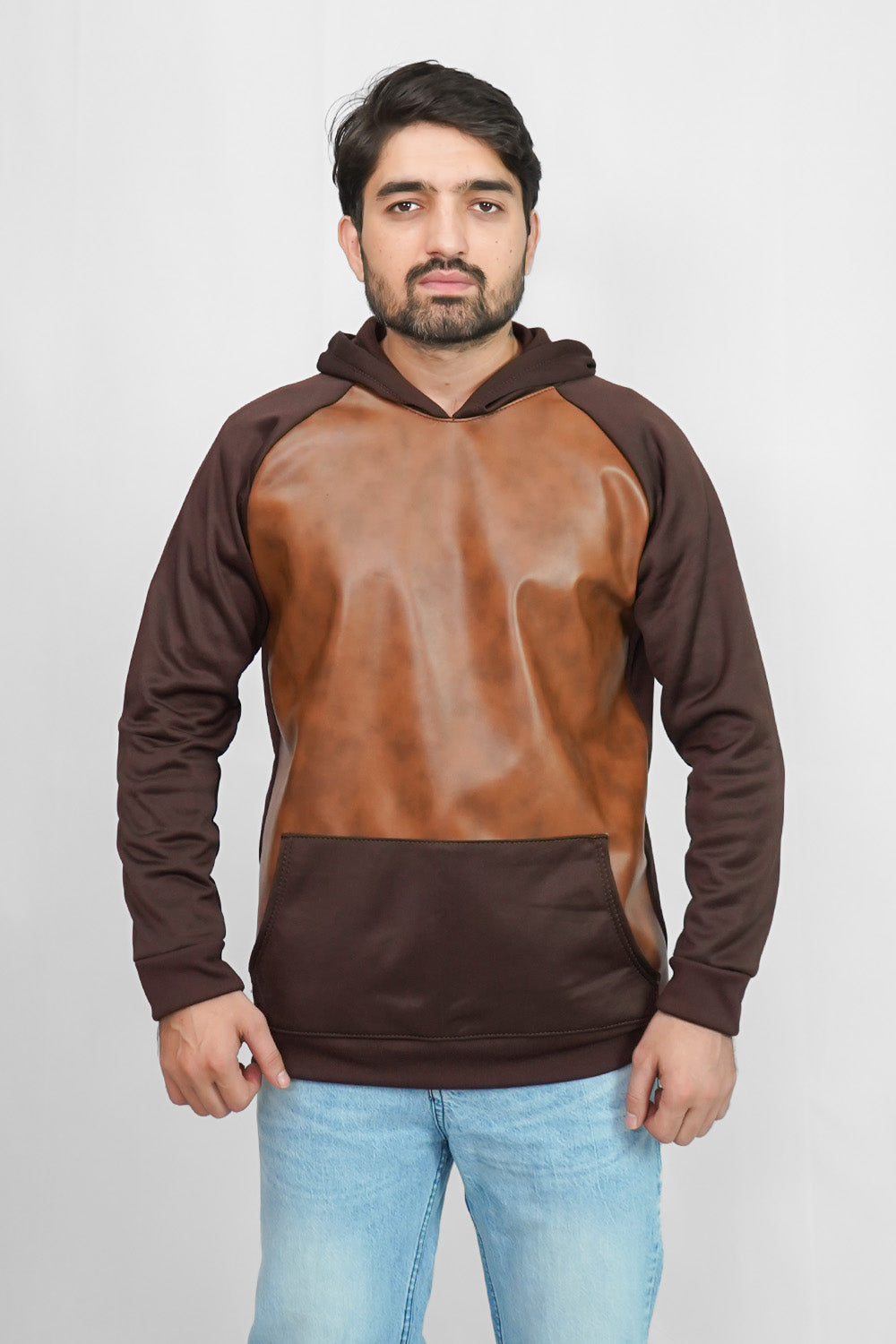 Leather Hood - Brown