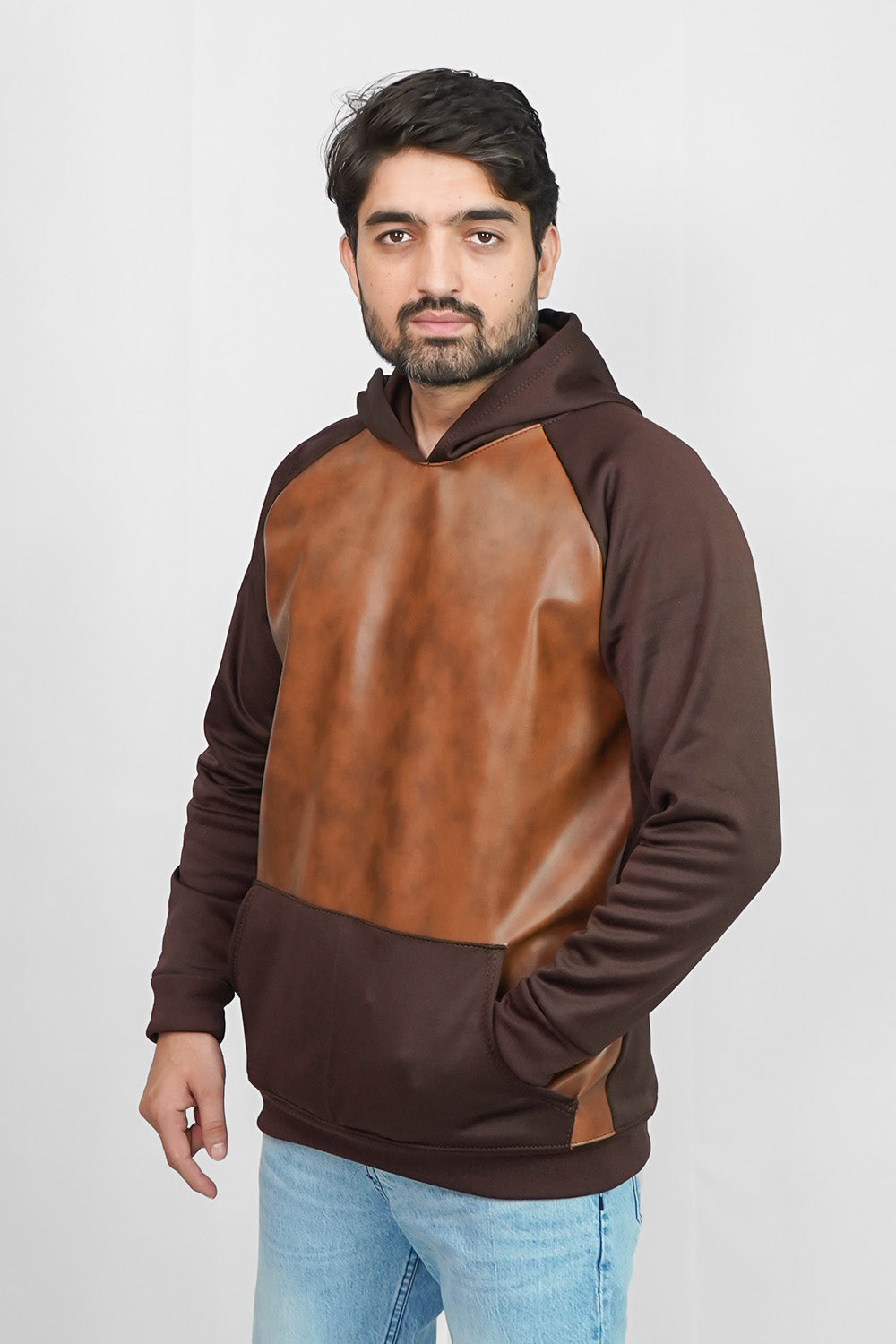 Leather Hood - Brown