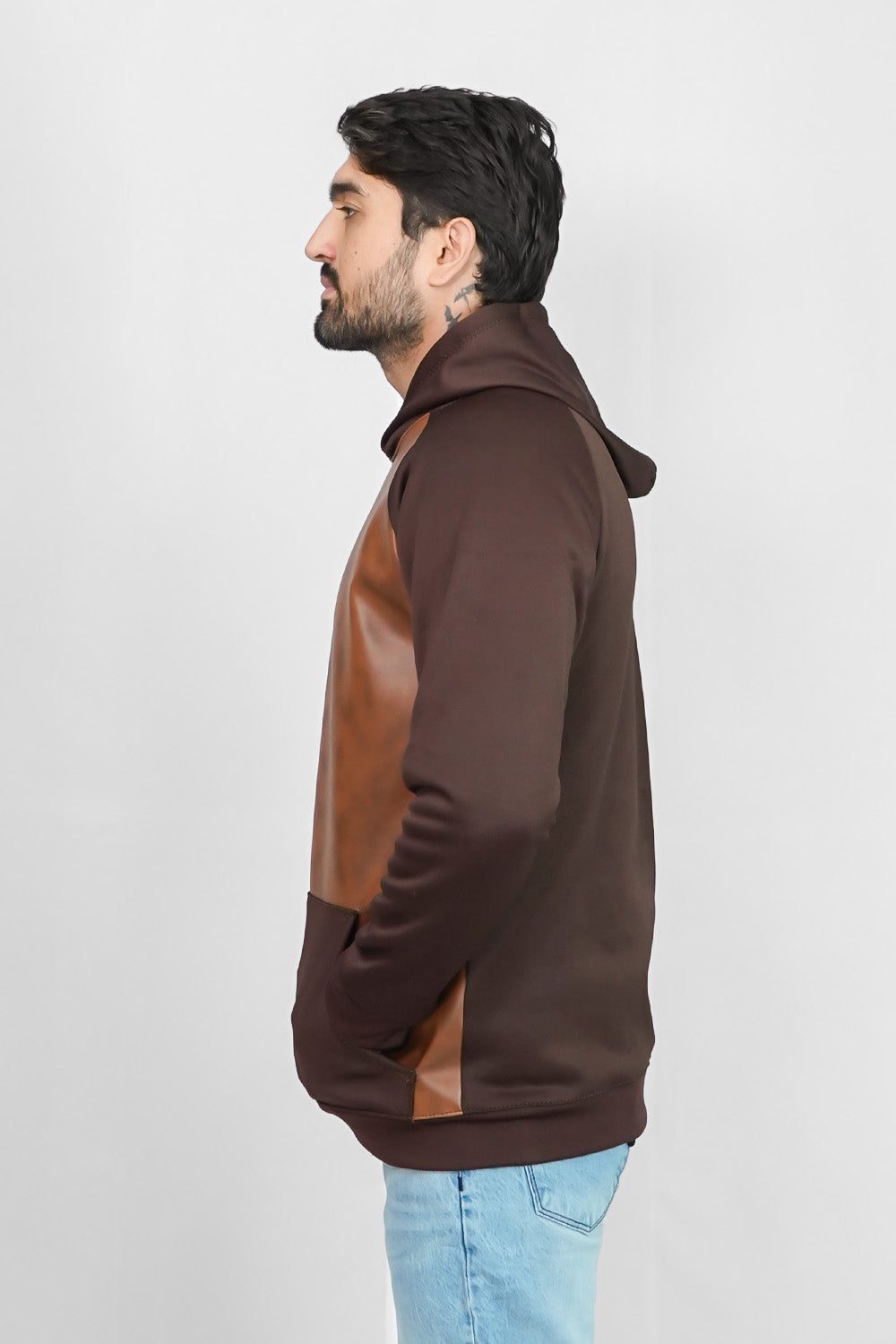 Leather Hood - Brown