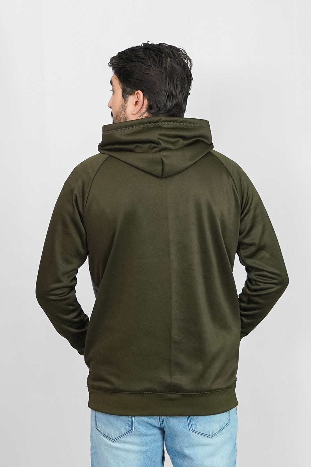 Leather Hood - Green