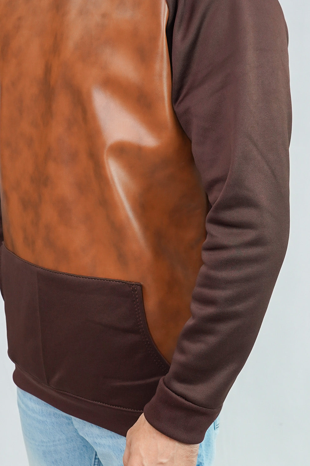 Leather Hood - Brown