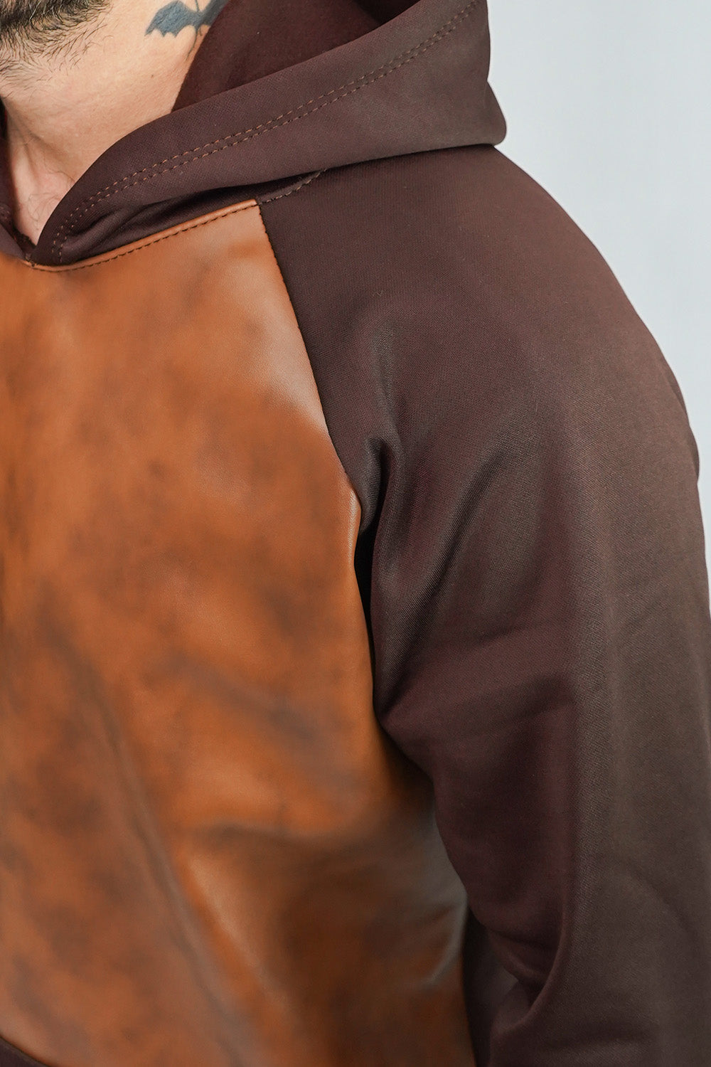 Leather Hood - Brown