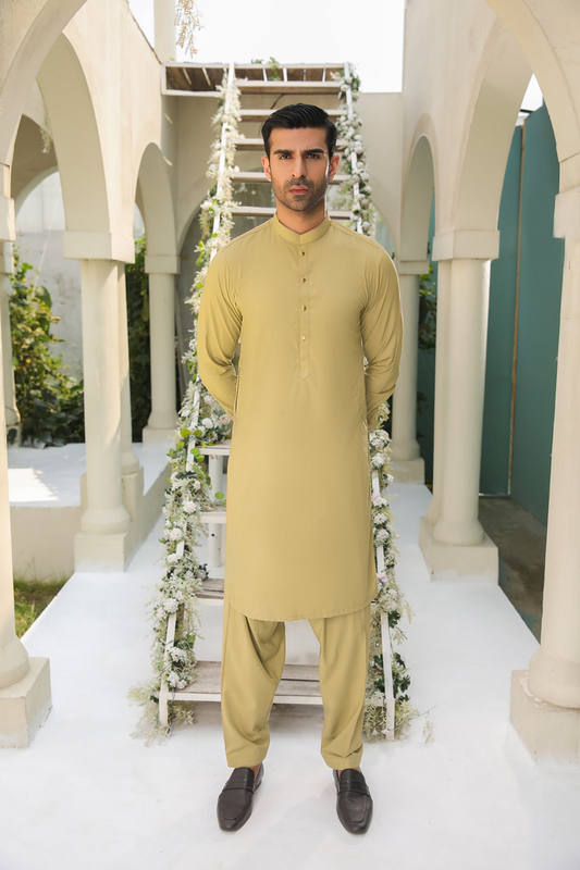 Premium Summer Unstitched Camel Brown